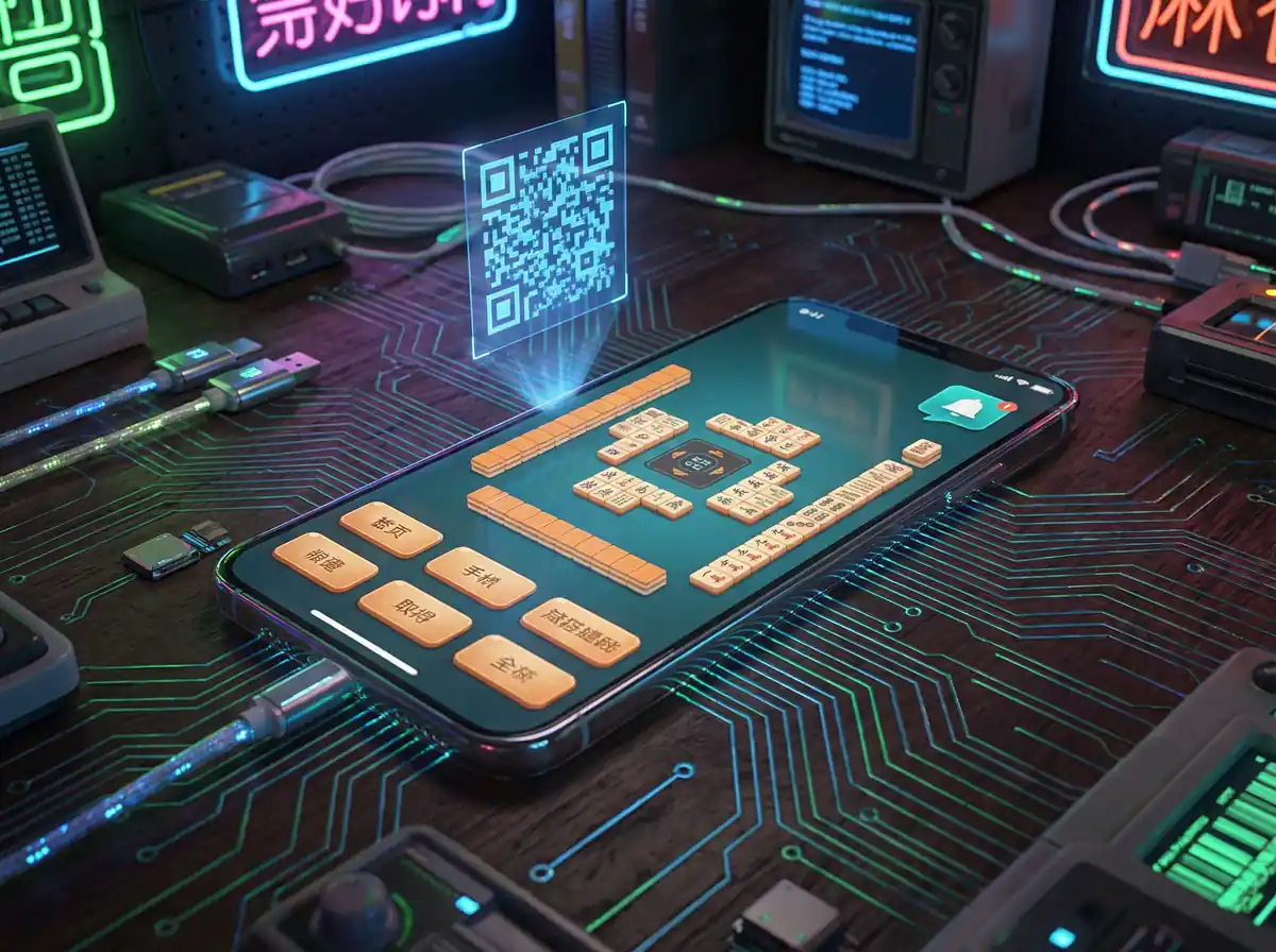 pg麻将 APP移动端界面展示