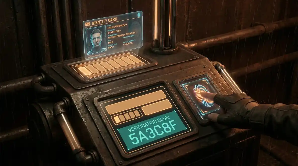 pg麻将 赛博身份认证系统界面